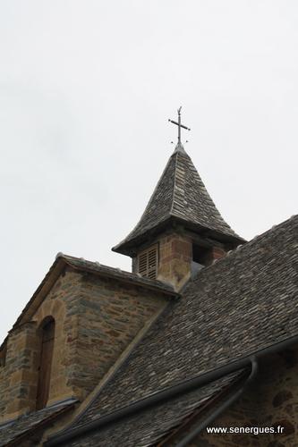 Le clocher avec sa nouvelle croix